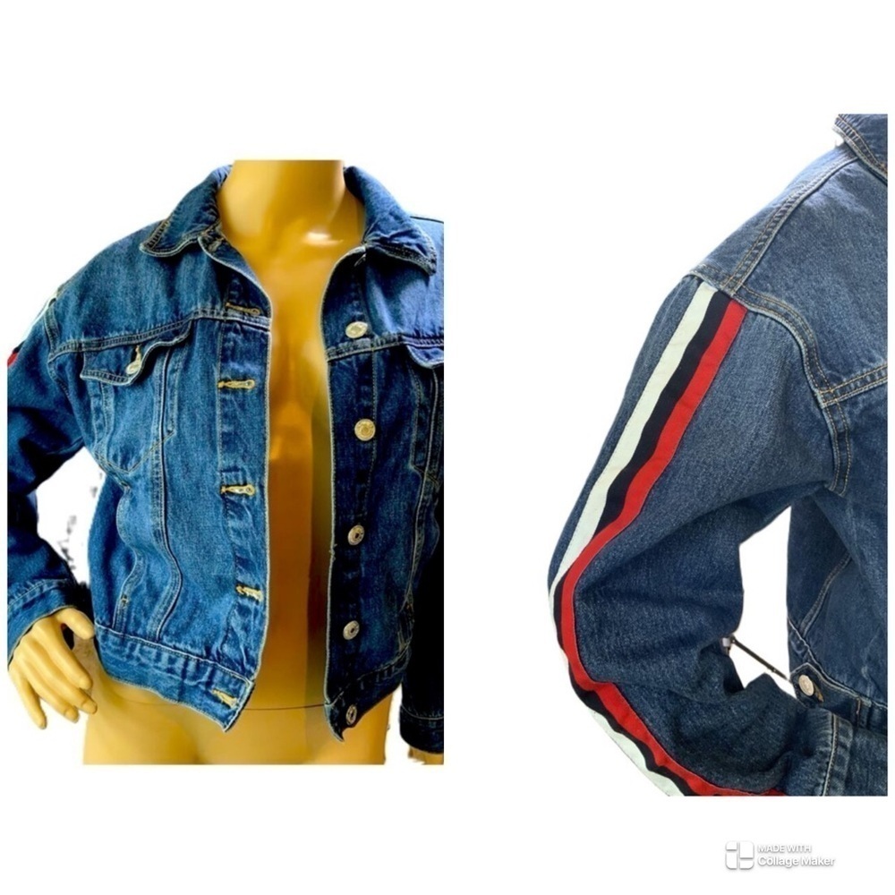 Forever 21 Denim Button-Up Long Sleeve Chest Pocket Womensβ Jacket Size S